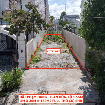 BÁN ĐẤT MẶT TIỀN ĐƯỜNG PHẠM HÙNG GẦN TTHC MỚI TỈNH KIÊN GIANG